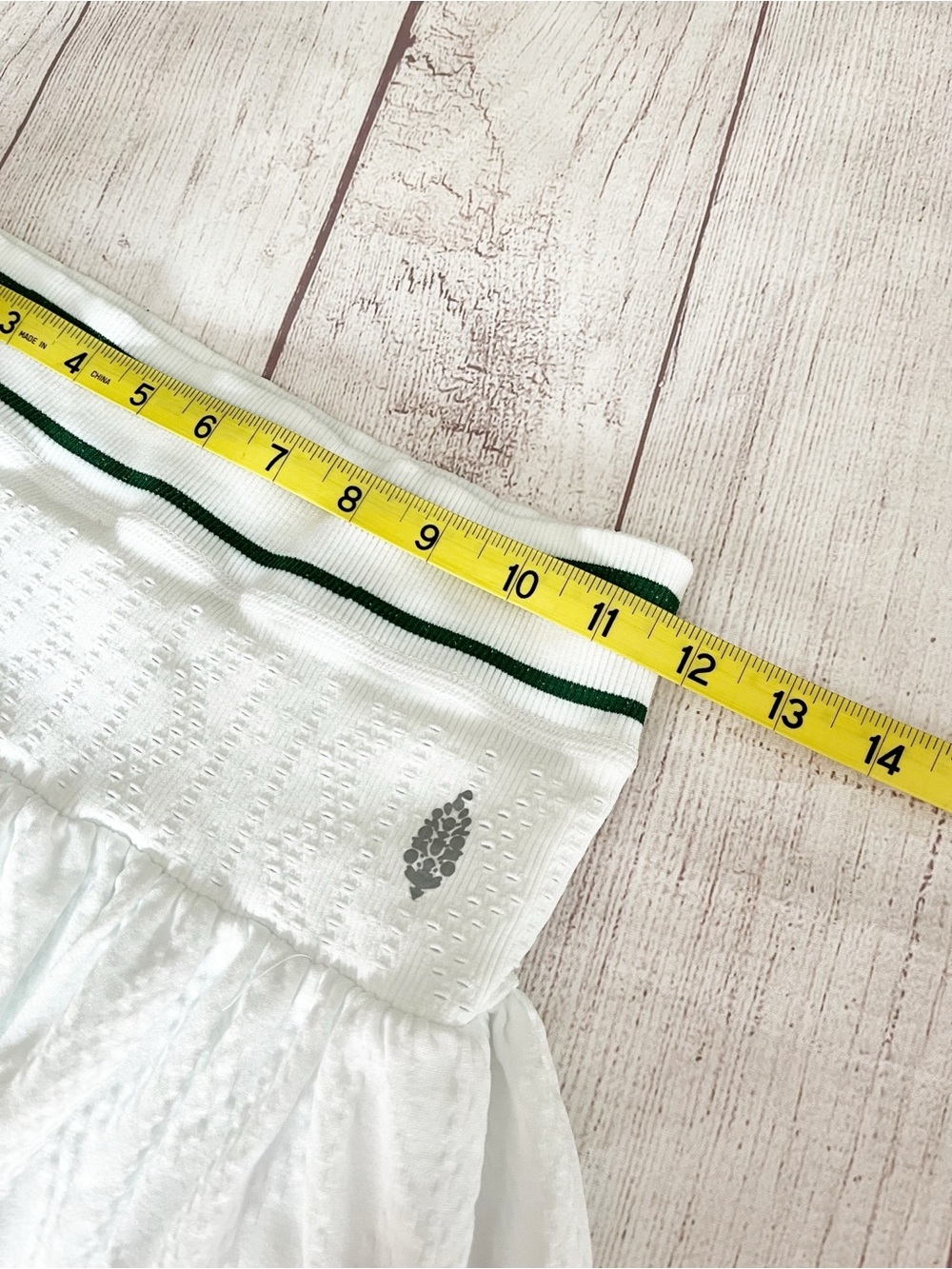 Free People Movement white/green skort - Picture 10 of 11